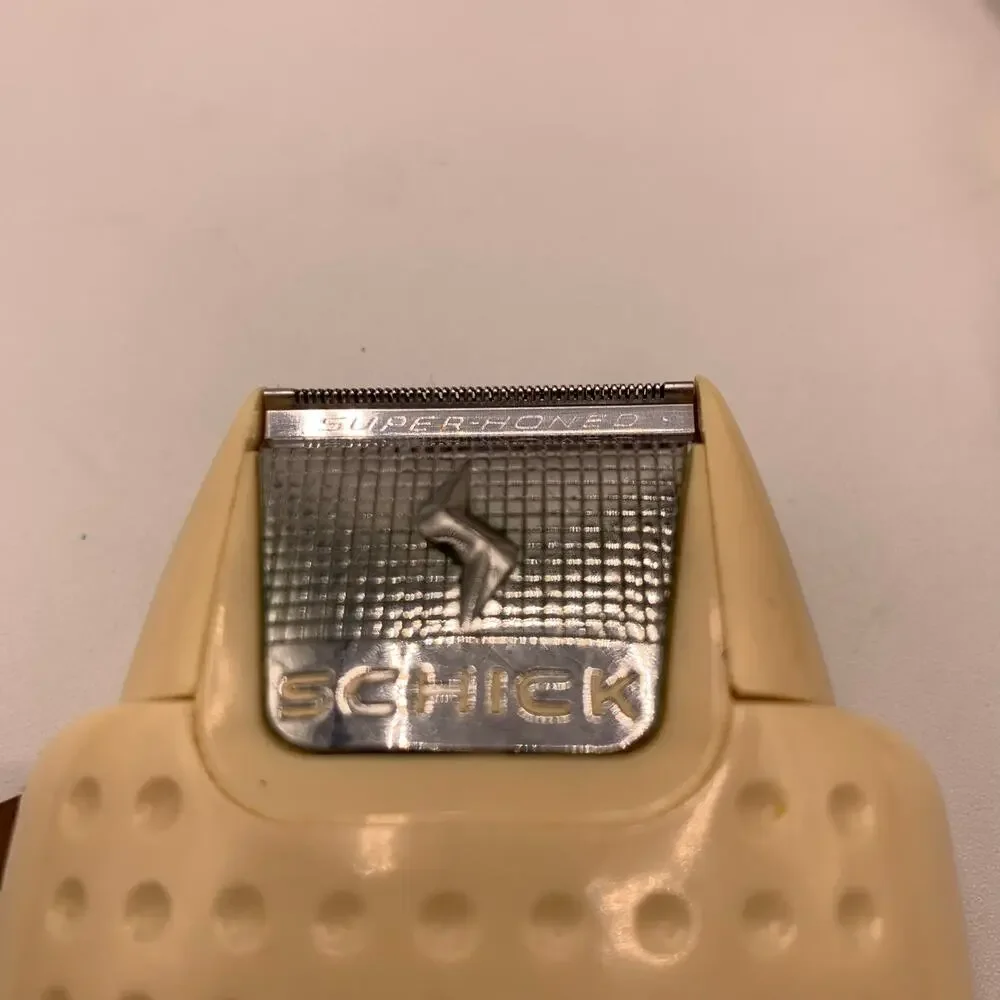 Vintage Schick 20 Electric Shaver/Razor, Complete w Leather Case, Cord & Guard